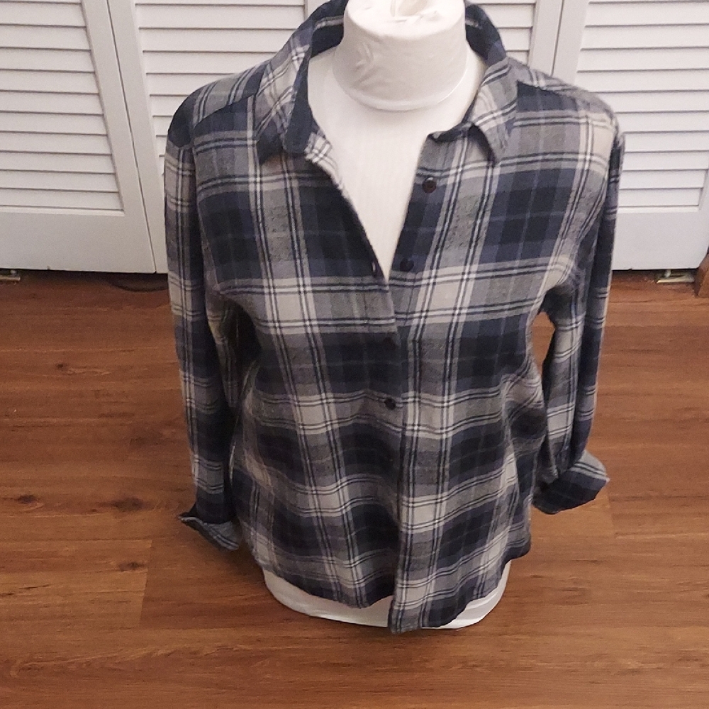 Flannel Button Down Shirt